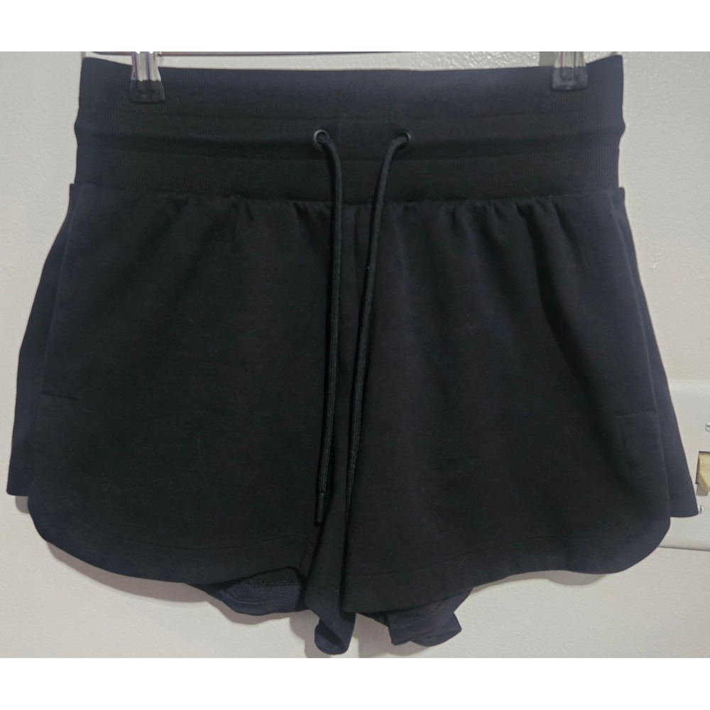 Old Navy Active Dynamic Fleece Extra High Rise Shorts Black Small